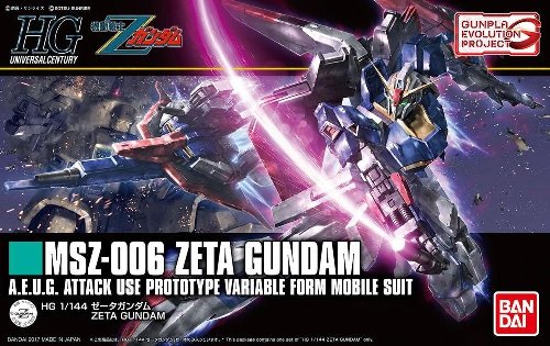 Mobile Suit Gundam - High Grade Gunpla: MSZ-006
Zeta Gundam 1/144 Model Kit