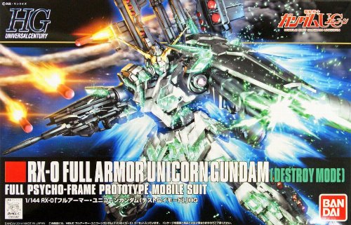 Φιγούρα Mobile Suit Gundam - High Grade Gunpla: RX-0
Full Armor Unicorn Gundam (Destroy Mode) 1/144 Model
Kit