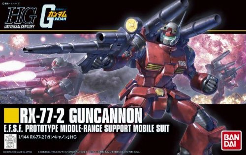 Mobile Suit Gundam - High Grade Gunpla: RX-77-2
Guncannon 1/144 Model Kit