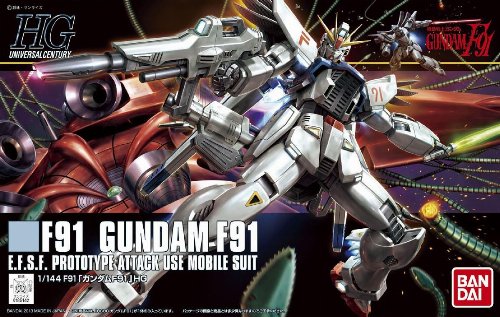Mobile Suit Gundam - High Grade Gunpla: F91 Gundam-F91
1/144 Σετ Μοντελισμού
