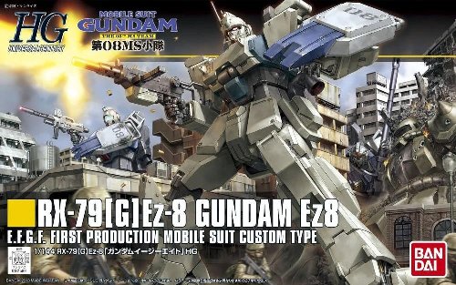 Mobile Suit Gundam - High Grade Gunpla:
RX-79(G)Ez-8 Gundam Ez8 1/144 Model Kit