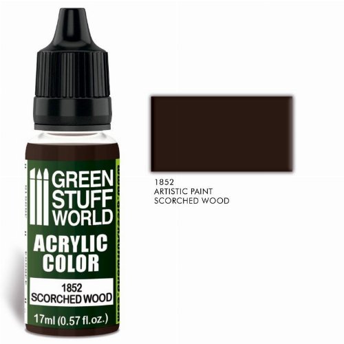 Green Stuff World Paint - Scorched Wood Χρώμα
Μοντελισμού (17ml)
