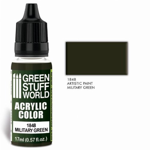 Green Stuff World Paint - Military Green Χρώμα
Μοντελισμού (17ml)