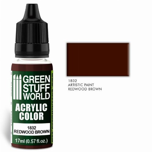Green Stuff World Paint - Redwood Brown Χρώμα
Μοντελισμού (17ml)