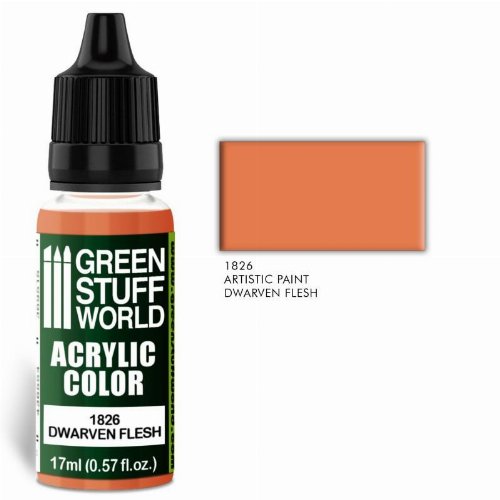 Green Stuff World Paint - Dwarven Flesh
(17ml)