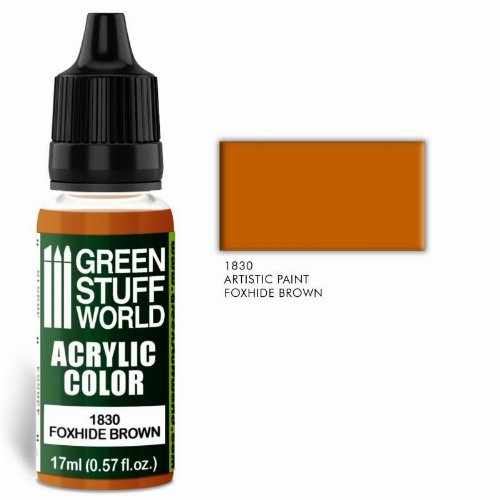 Green Stuff World Paint - Foxhide Brown
(17ml)