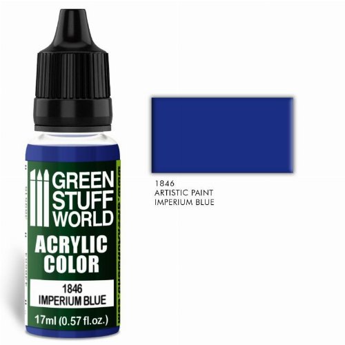 Green Stuff World Paint - Imperium Blue
(17ml)