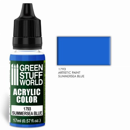 Green Stuff World Paint - Summersea Blue
(17ml)