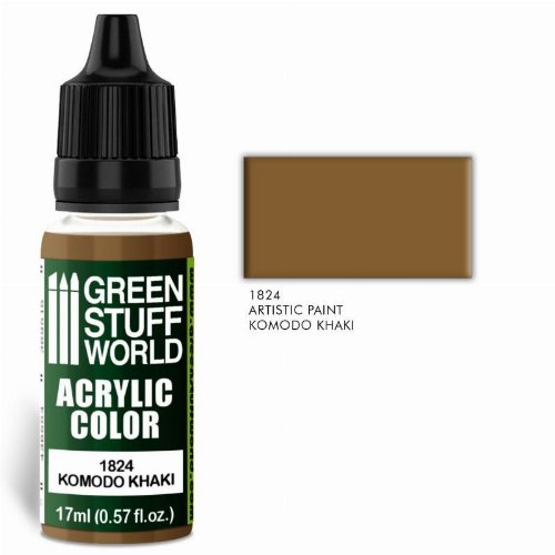 Green Stuff World Paint - Komodo Khaki Χρώμα
Μοντελισμού (17ml)