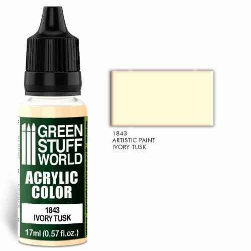 Green Stuff World Paint - Ivory Tusk Χρώμα Μοντελισμού
(17ml)