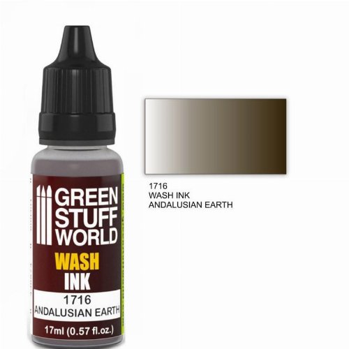 Green Stuff World Wash Ink - Andalusian Earth Χρώμα
Μοντελισμού (17ml)