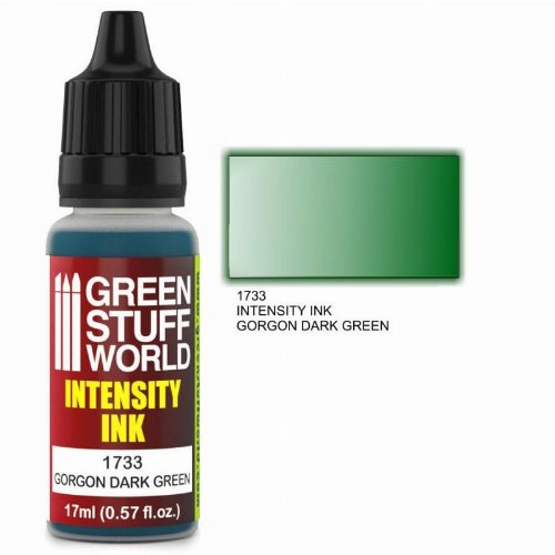 Green Stuff World Intensity Ink - Gorgon Dark Green
Χρώμα Μοντελισμού (17ml)