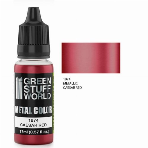 Green Stuff World Metallic Paint - Caesar Red Χρώμα
Μοντελισμού (17ml)