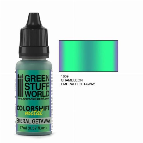 Green Stuff World Chameleon Paint - Emerald Getaway
Χρώμα Μοντελισμού (17ml)