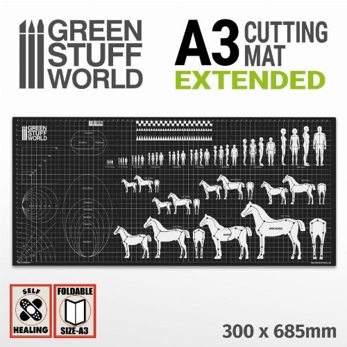 Green Stuff World - Scale Cutting A3 Mat
(Extended)