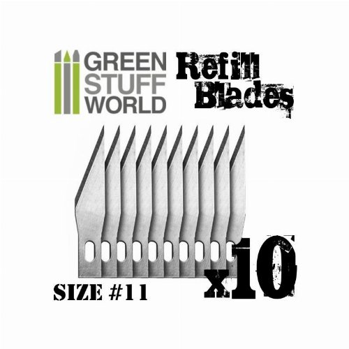 Green Stuff World - Hobby Knife Blade Refill (10
pieces)