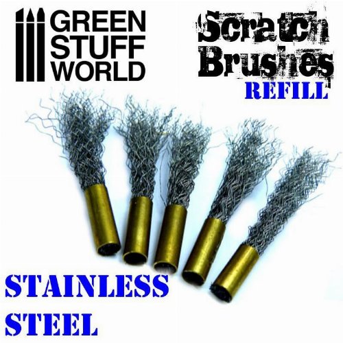 Green Stuff World - Stainless Steel Scratch
Brush Refill Set