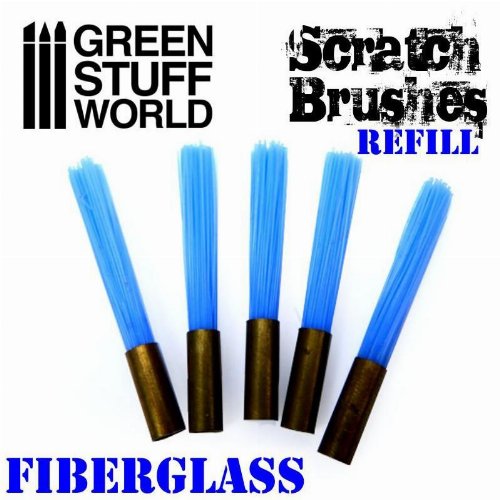 Green Stuff World - Fibre Glass Scratch Brush Refill
Set