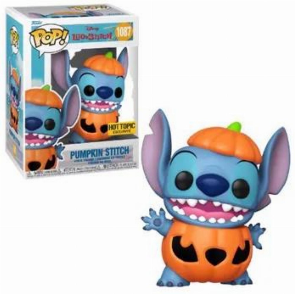 Figurine Pop Lilo et Stitch [Disney] #1087 pas cher : Citrouille Stitch