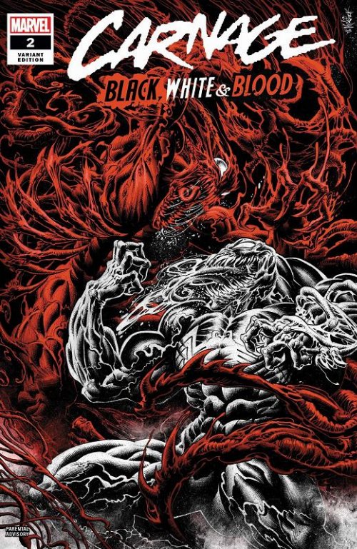 Carnage Black White And Blood #2 (Of 4) Gleason Variant Cover