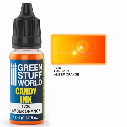 Green Stuff World Candy Ink - Amber Orange Χρώμα
Μοντελισμού (17ml)