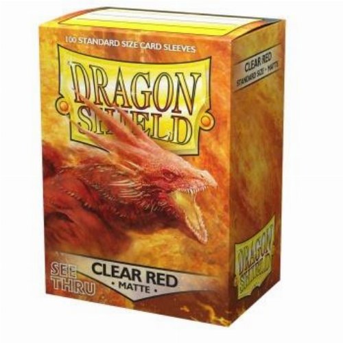 Dragon Shield Sleeves Standard Size - Matte
Clear Red (100 Sleeves)