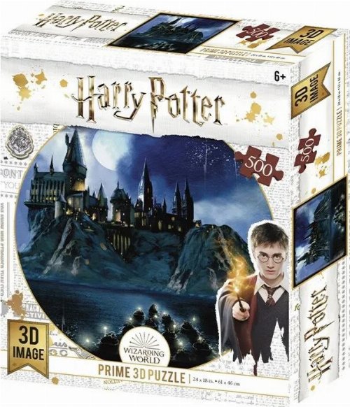 Puzzle 500 pieces - Harry Potter: Hogwarts (Prime
3D)