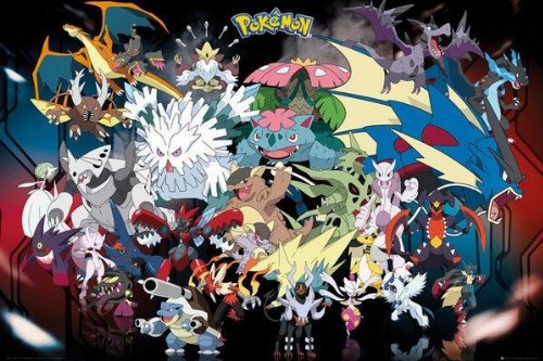 Αυθεντική Αφίσα Pokemon - Mega Evolution Poster
(61x92cm)