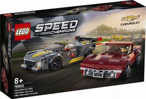 LEGO Speed Champions - Chevrolet Corvette C8.R
Race Car & 1968 Corvette (76903)