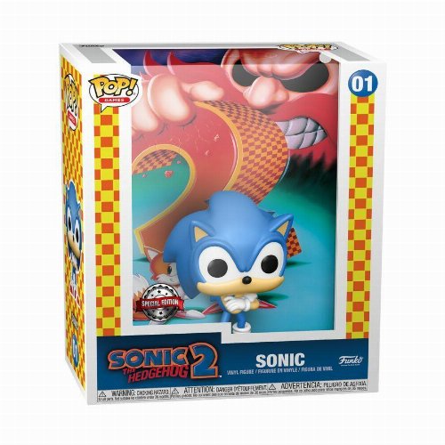 Φιγούρα Funko POP! Game Covers: Sonic the Hedgehog -
Sonic #01 (Exclusive)