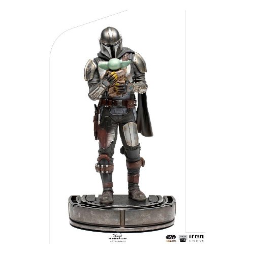 Φιγούρα Star Wars: The Mandalorian - Mandalorian &
Grogu Art Scale 1/10 Statue (22cm)