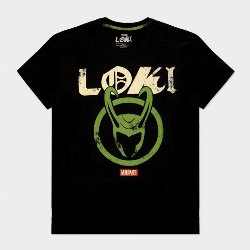 Marvel - Loki Logo Badge T-Shirt (S)