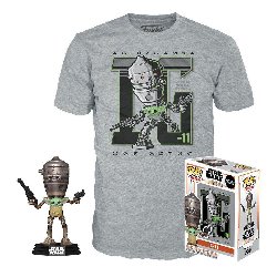 Συλλεκτικό Funko Box: Star Wars: The Mandalorian -
IG-11 with The Child Funko POP! with T-Shirt (XL)