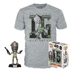 Συλλεκτικό Funko Box: Star Wars: The Mandalorian -
IG-11 with The Child Funko POP! with T-Shirt (S)