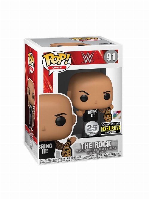 Φιγούρα Funko POP! WWE - The Rock with Championship
Belt #91 (Exclusive)
