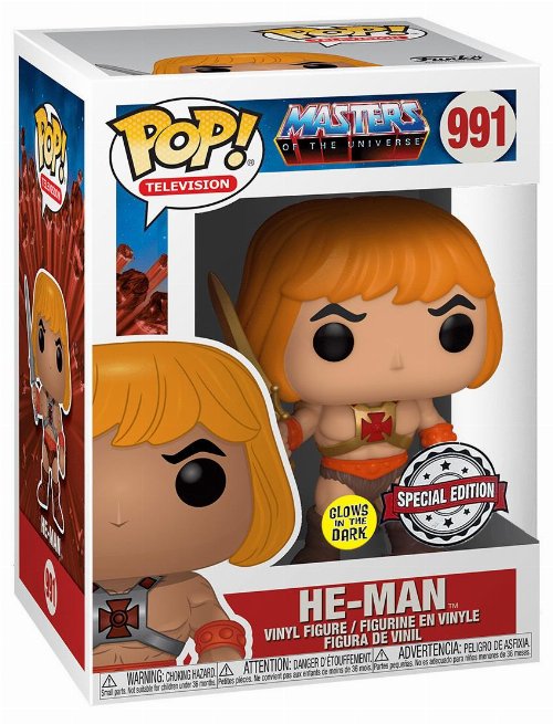 Φιγούρα Funko POP! Masters of the Universe - He-Man
(GITD) #991 (Exclusive)