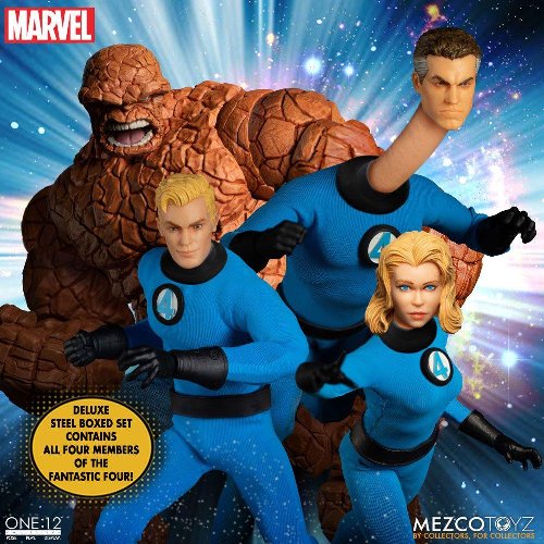 Φιγούρα Marvel - Fantastic Four Deluxe Steel Box Set
(16cm)