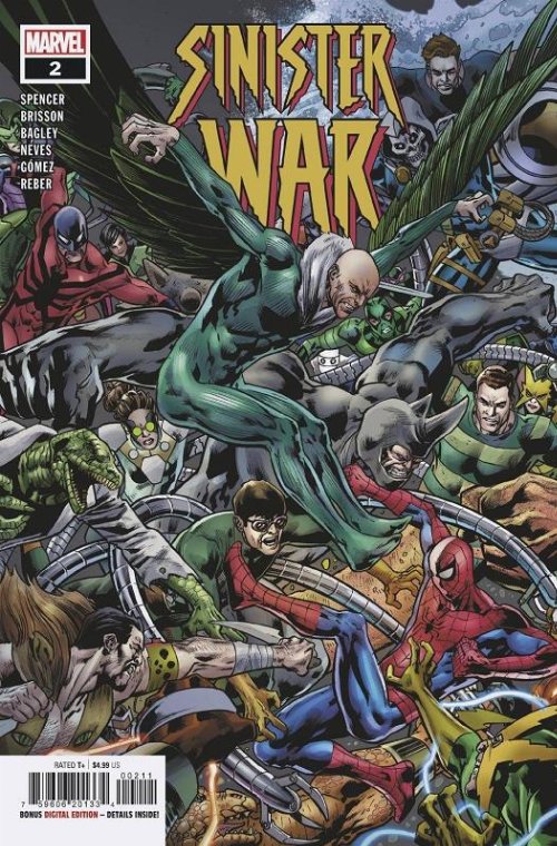 Τεύχος Κόμικ Sinister War #2 (OF 4)