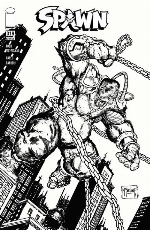Τεύχος Κόμικ Spawn #319 Cover D Capullo And McFarlane
Black And White Cover