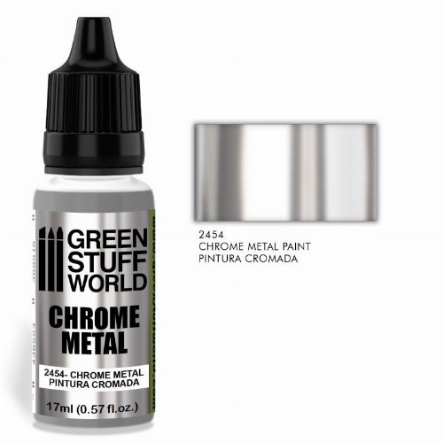 Green Stuff World Metallic Paint - Chrome
(17ml)