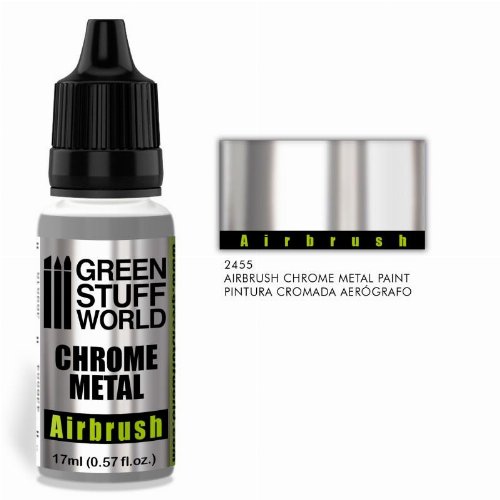 Green Stuff World Metallic Paint - Airbrush Chrome
Χρώμα Μοντελισμού (17ml)