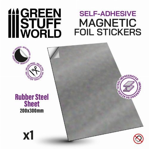 Green Stuff World - Rubber Steel Sheet (Self
Adhesive)