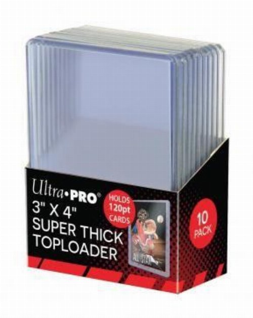 Ultra Pro - Super Thick Toploader 3" x 4" (10
ct.)