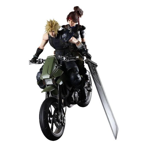 Φιγούρα Final Fantasy VII: Play Arts Kai - Jessie,
Cloud & Bike 3-Pack Action Figures (27cm)