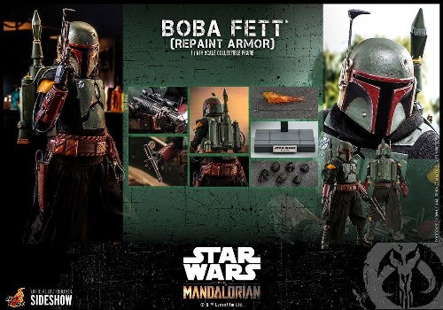 Star Wars: The Mandalorian: Hot Toys Masterpiece -
Boba Fett (Repaint Armor) Φιγούρα Δράσης (30cm)