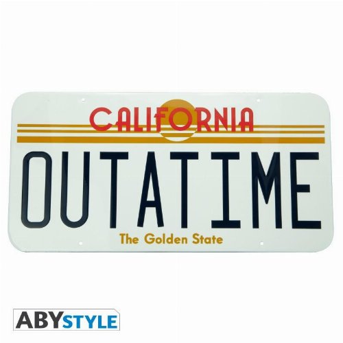 Back to the Future - Outatime Metal
Plate
