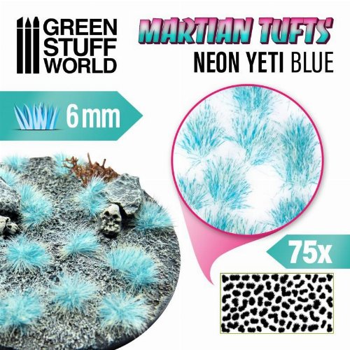 Green Stuff World - Martian Fluor Tufts (Neon Yeti
Blue)