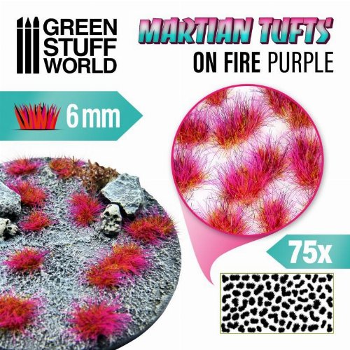 Green Stuff World - Martian Fluor Tufts (On Fire
Purple)