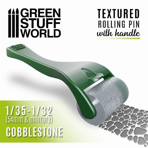 Green Stuff World - Cobblestone Rolling Pin with
Handle