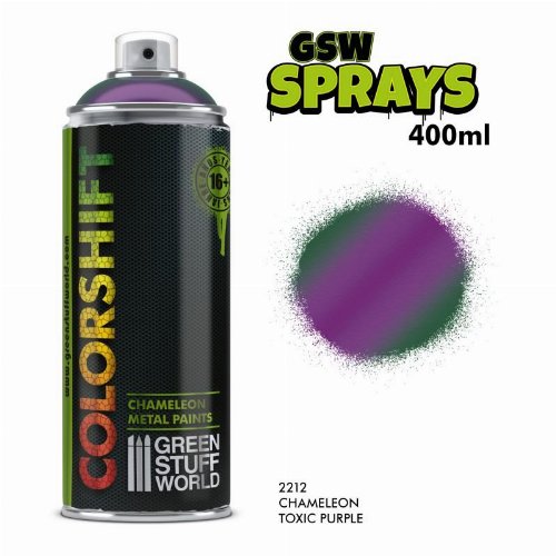 Green Stuff World Spray - Chameleon Toxic Purple Χρώμα
Μοντελισμού (400ml)